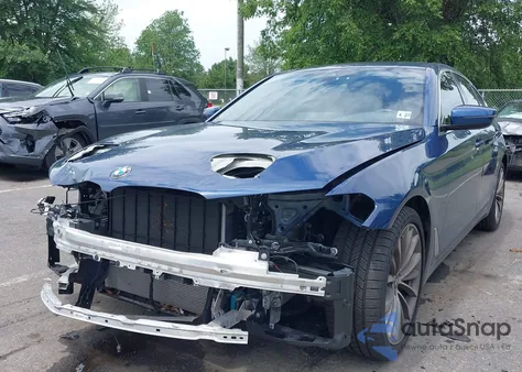 2022 BMW 530 I xDrive из США, поврежденный, VIN WBA13BJ02NWX59658